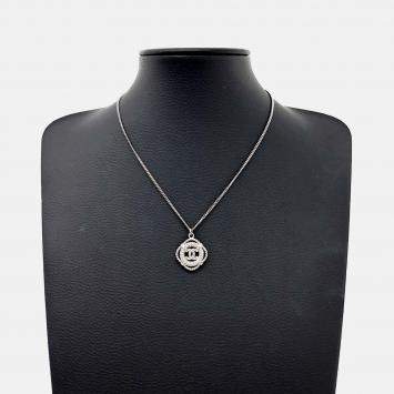 Pre Owned Chanel  Silver Plated Necklace
