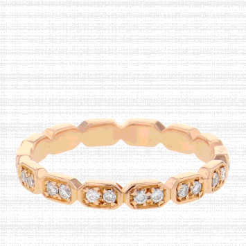 مملوكة مسبقًا أقراط شانيل بريمير بروميز مقاس 51/#11 ذهب وردي عيار 18