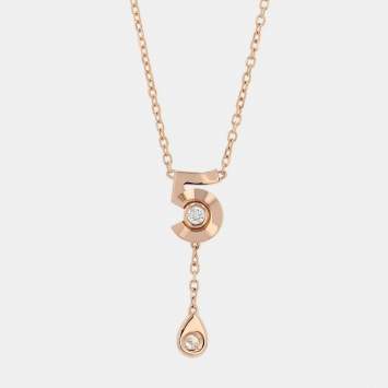 مملوكة مسبقًا Chanel Extrait De Chanel No. 5 Necklace 18K Pink Gold