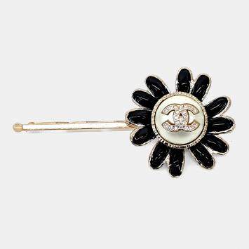 Pre Owned Chanel CC Logo Hairpin