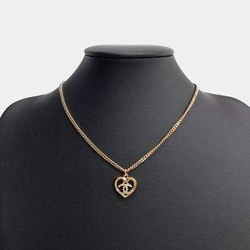 Pre Owned Chanel Metal heart necklace