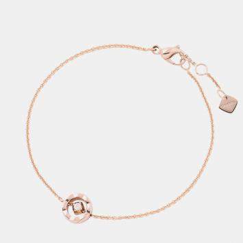 Pre Owned Chanel Coco Crush Diamond Bracelet 18K Pink Gold