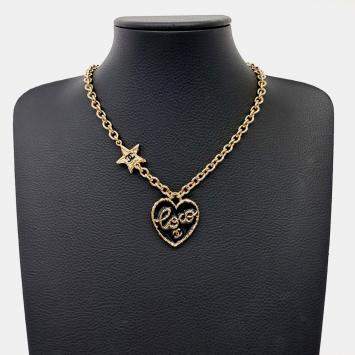 Pre Owned Chanel ABC950 Gold Tone Chain Necklace
