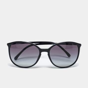 Pre Owned Chanel Black 5278 Butterfly Sunglasses