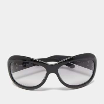 Pre Owned Chanel Black/Grey Gradient 5116-Q Quilted Leather CC Logo Sunglasses