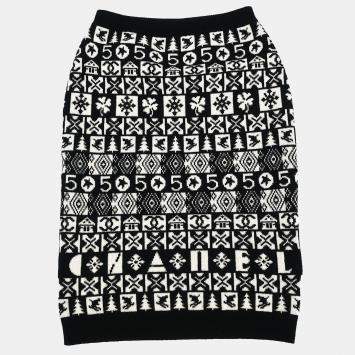 Chanel Black/White Skirt Size 38