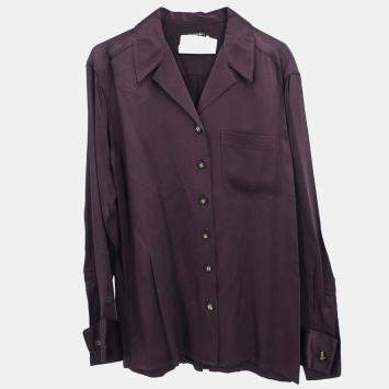 Chanel Silk Blouse Shirt Size 38