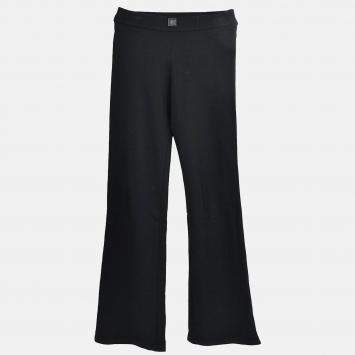 Pre Owned Chanel Sport Line Long Pants Black 04A #40