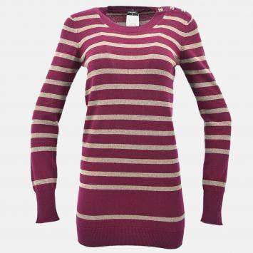 Pre Owned Chanel Dress Bordeaux P41974K03184 #38