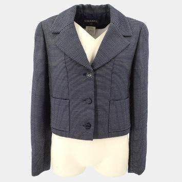 Pre Owned Chanel Jacket Navy #38