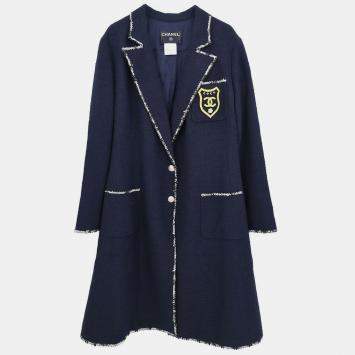 Pre Owned Chanel Jacket Navy 05C #46