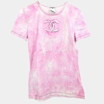 مملوكة مسبقًا Chanel T-shirt Pink 09C #40