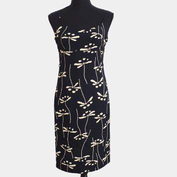 مملوكة مسبقًا Chanel 98P Cc Sleeveless Dress Skirt Black  F 36