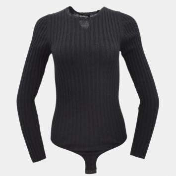 Pre Owned سويتر شانيل أسود #42