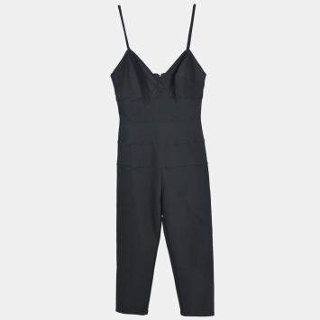 Pre Owned Chanel Camisole Jumpsuit Black F 36