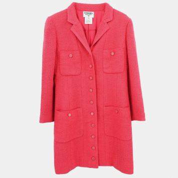 Pre Owned Chanel Jacket Coat Pink #42
