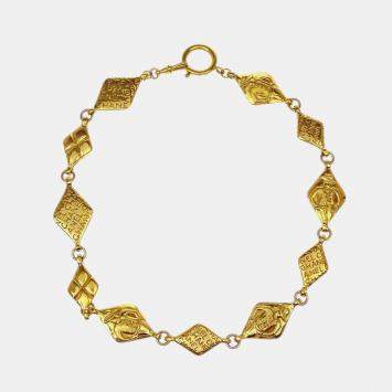Pre Owned Chanel Gold Plated Chain Necklace