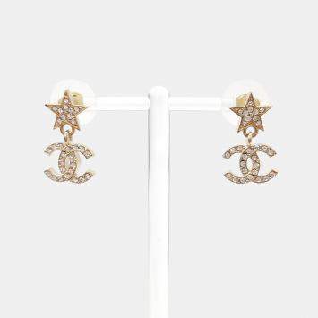 Pre Owned Chanel Gold Earrings