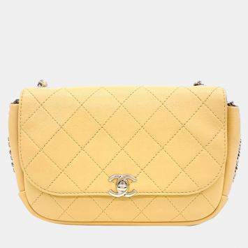 Pre Owned Chanel Around Chain Crossbody Bag