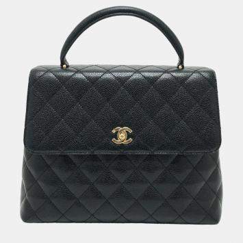 Pre Owned Chanel Black Leather Trendy CC Shoulder Bag