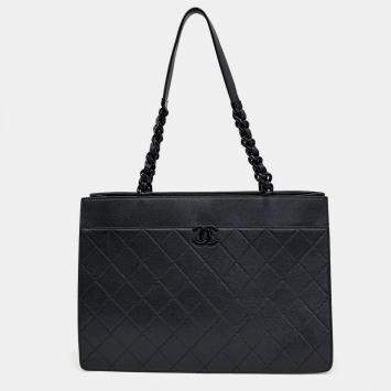 Pre Owned Chanel Caviar Shoulder Bag