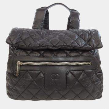 Pre Owned Chanel Nylon Coco Cocoon Backpack