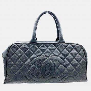 Pre Owned Chanel Matelasse Boston Bag