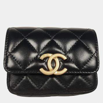 Chanel Lambskin GHW Waist Pouch Belt