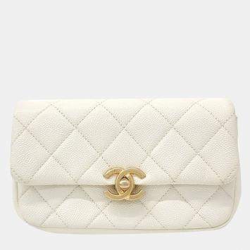 Chanel Caviar Chain Belt Bag