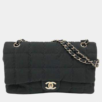 Pre Owned Chanel Black Cc Mark Chain Crossbody Bag