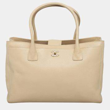 Pre Owned Chanel Caviar Executive Cerf Tote Bag