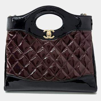 Chanel Multicolor Patent Leather Mini 31 Shopping Tote Bag