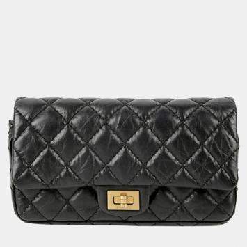 Chanel Black Vintage Calfskin 2.55 Bag