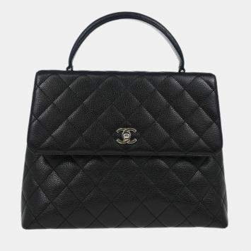 Chanel Black Calfskin Handbag
