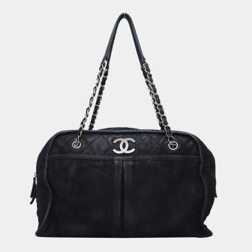 Chanel Nubuck Leather Ultra Soft Natural Beauty Bag