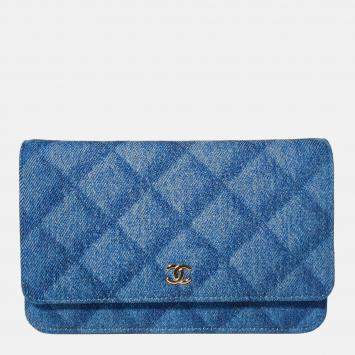 Chanel Blue Denim WOC