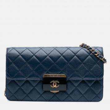 Pre Owned Chanel Medium Sheepskin Beauty Lock Flap