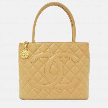 Chanel Beige Handbag