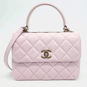 Chanel Pink Leather Lambskin Trendy CC Small bag