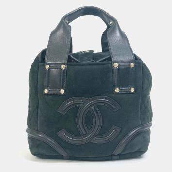 Chanel Cc Mark Bag Hand Bag Black