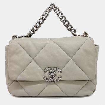Pre Owned Chanel 19 Flap Bag Small