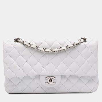 Pre Owned Chanel Medium Classic Caviar Double Flap