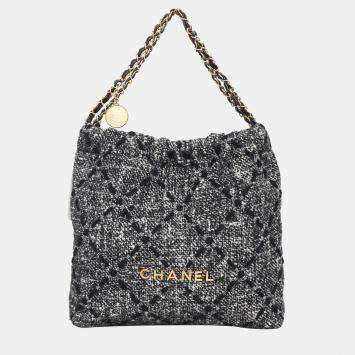 Pre Owned Chanel Medium C22 Tweed Bag