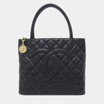 Pre Owned Chanel Black Handbag