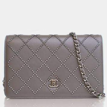 Pre Owned Chanel Lambskin Wallet On Chain (WOC)