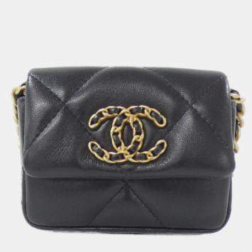 Pre Owned Chanel 19 Line Waist Bag