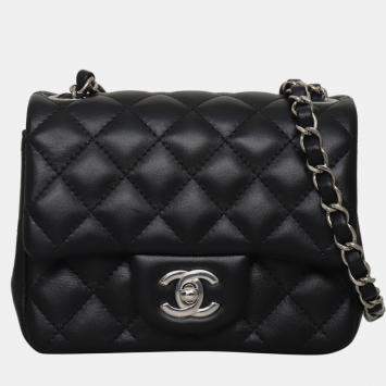 Pre Owned Lambskin Mini Flap Bag