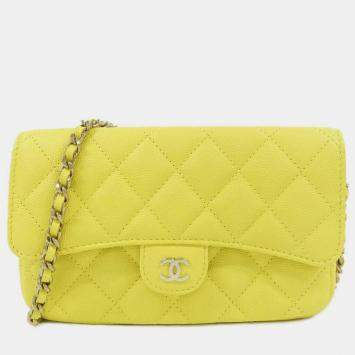 Pre Owned Chanel Timeless Classic Line Phone Case