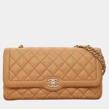 مملوكة مسبقًا Chanel Brown Caviar Quilted Diana Seasonal Flap Bag