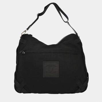 مملوكة مسبقًا Chanel Sport Line Black Nylon Shoulder Bag